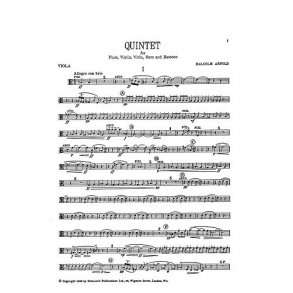 Malcolm Arnold: Quintet Op.7 (Parts)