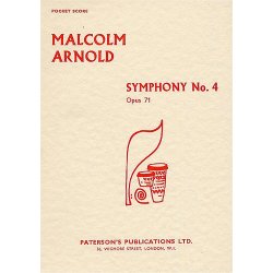 Malcolm Arnold: Symphony No.4 Op.71 (Study Score)