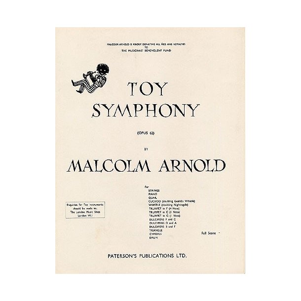 Malcolm Arnold: Toy Symphony Op.62 (Score)