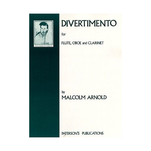 Malcolm Arnold: Divertimento For Wind Trio Op.37 (Parts)