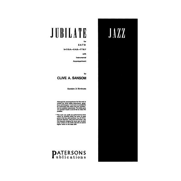 Clive Sansom: Jubilate Jazz