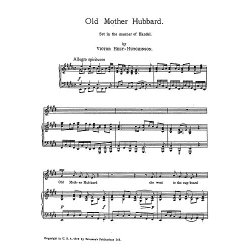 Victor Hely-Hutchinson: Old Mother Hubbard (Medium Voice/Piano)