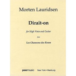 Dirait-on (High Voice And Guitar)