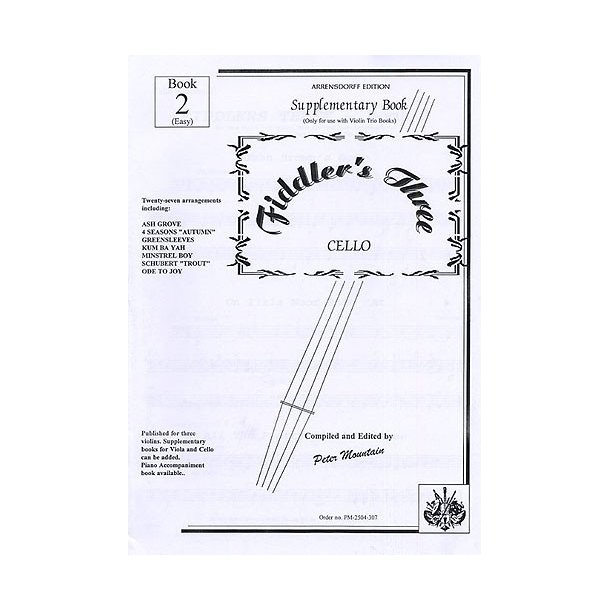 Fiddler's Three: Cello Supplementary Book 2
