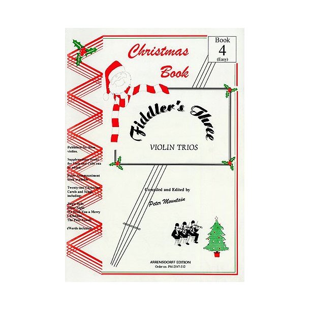 Fiddler's Three Christmas Violin Book 4