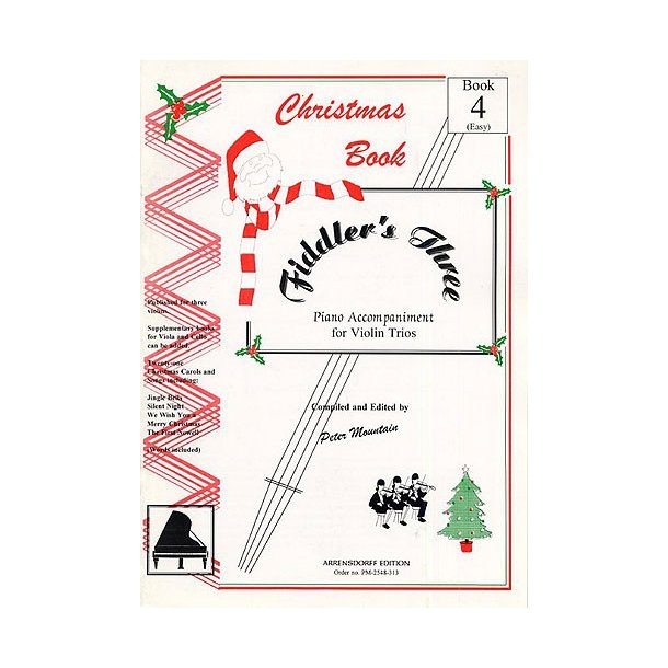 Fiddler's Three Christmas Piano Accompaniment Book4