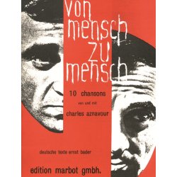 AZNAVOUR CHARLES VON MENSCH ZU MENSCH SONGBOOK