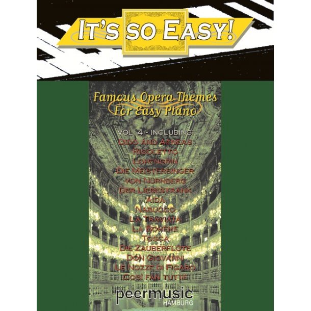 IT'S SO EASY! VOL.4 FAMOUS OPERA THEMES PIANO