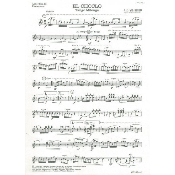 VILLOLDO A.G. EL CHOCLO AKK 3 ELECTRONIUM PART