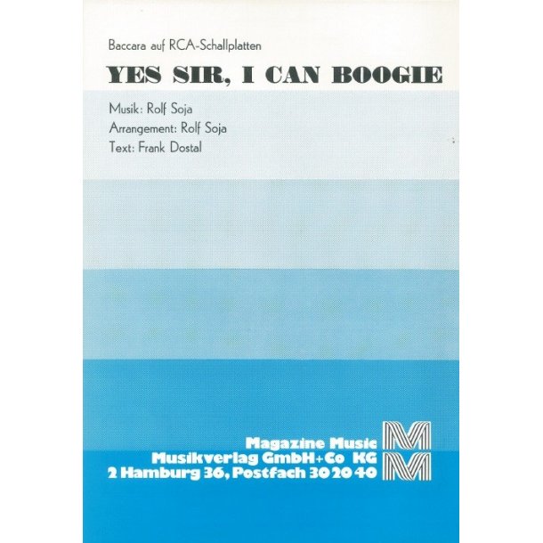SOJA ROLF YES SIR, I CAN BOOGIE PV