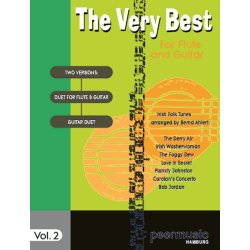 THE VERY BEST FOR FLUTE AND GUITAR DUETS VOL 2 IRISH SC/PTS