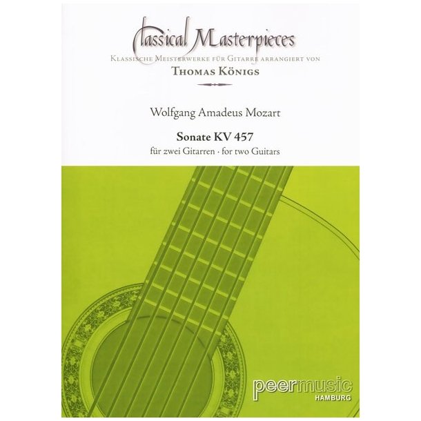 CLASSICAL MASTERPIECES MOZART WOLFGANG AMADEUS SONATE KV457 2GTR BK