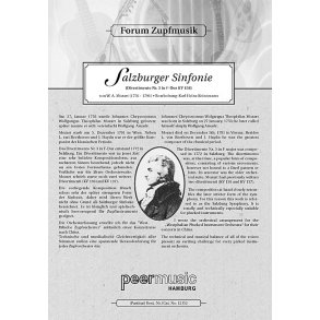 MOZART W A SALZBURGER SINFONIE GIT PART