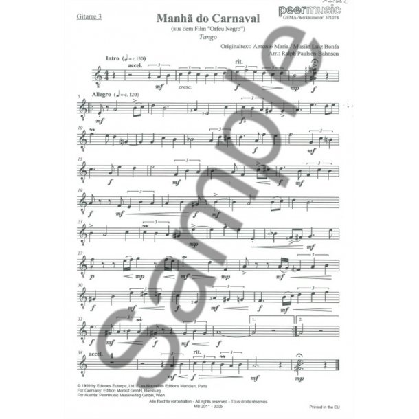 MANHA DE CARNAVAL GTR 4TET GTR 3 PRT