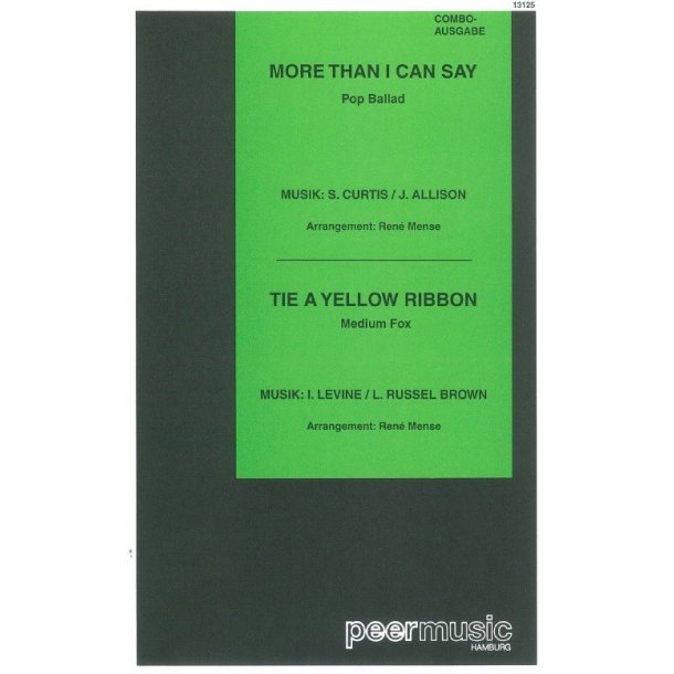 MORE THAN I CAN SAY TIE A YELLOW RIBBO BND SCORE BK