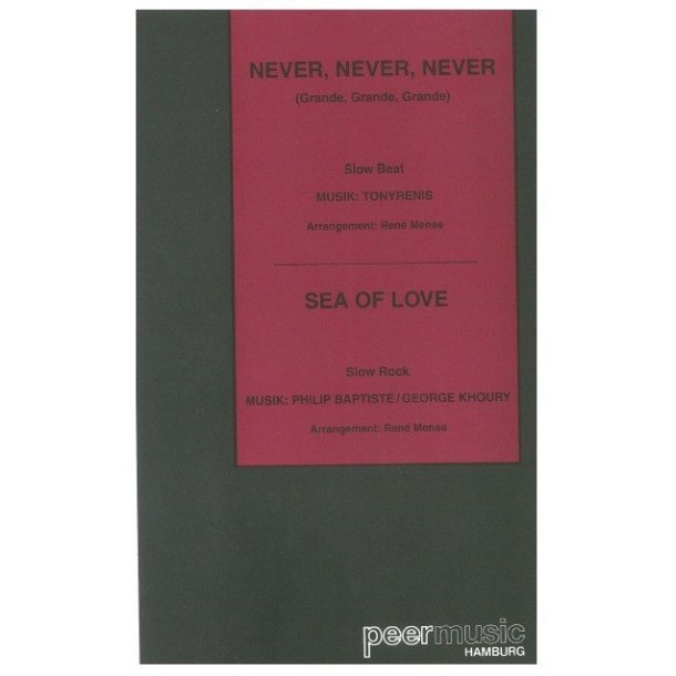 NEVER, NEVER SEA OF LOVE BK BND PTS XL SET
