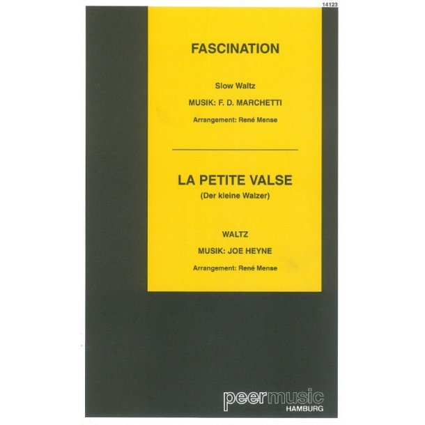 FASCINATION LA PETITE VALSE BK BND PF COND/PTS