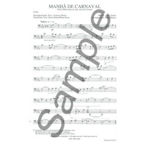 MANHA CARNAVAL SAMBA ORFEU BK BND PTS XL SET