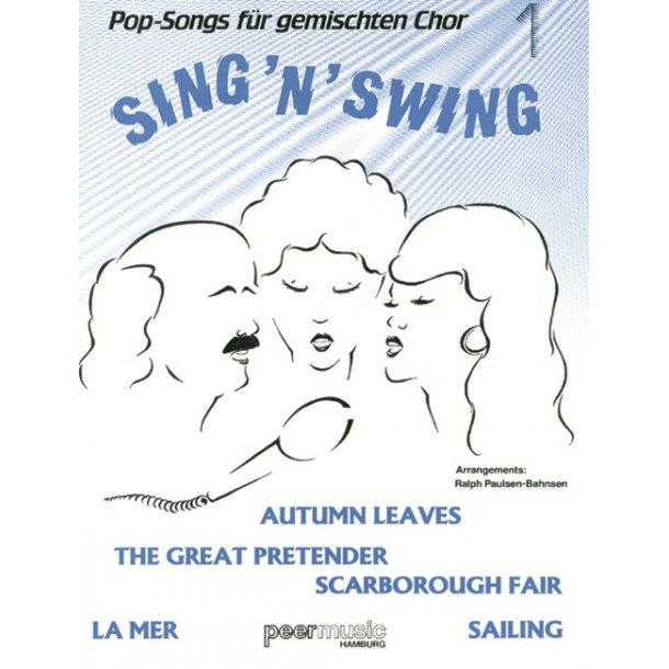 SING'N'SWING 1 SATB A CAPPELLA 5 POP SONGS BK