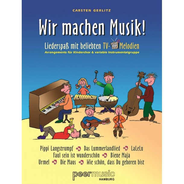 WIR MACHEN MUSIK TV-MELODIES CHILDRENS CHOIR (PF, PERC, GIT, Bb) BK