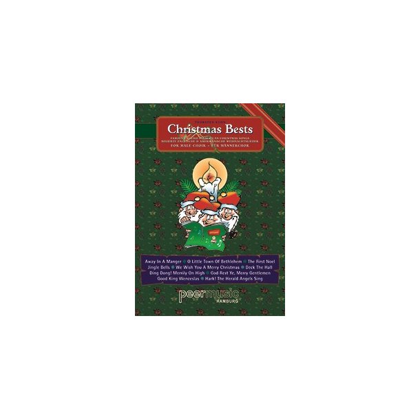 CHRISTMAS BESTS 10 ENGLISH AND AMERICAN CHRISTMAS SONGS MALE CHOIR BK