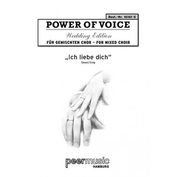 GRIEG ICH LIEBE DICH SATB ORGAN VOCAL SCORE