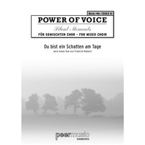 KUHN DU BIST EIN SCHATTEN AM TAGE SATB PF VOC SC