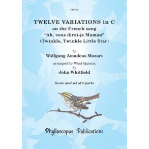 Wolfgang Amadeus Mozart: Ah, Vous Dirai-Je Maman - Wind Quintet (Arr. John Whitfield)