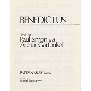 Simon And Garfunkel: Benedictus