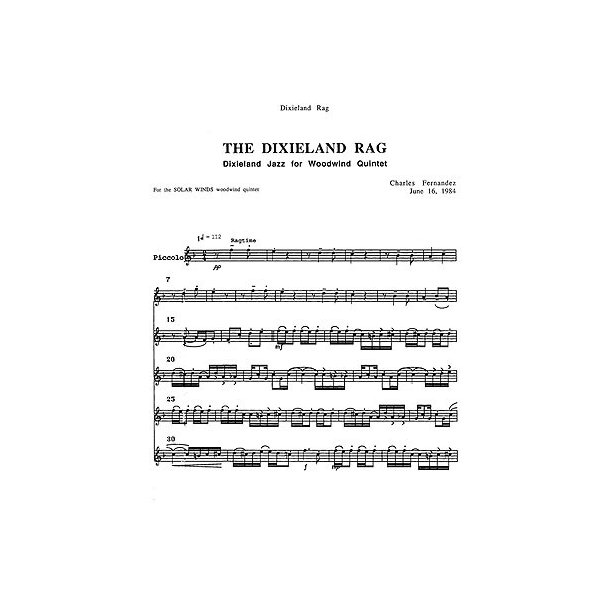 Charles Fernandez: The Dixieland Rag (Parts)