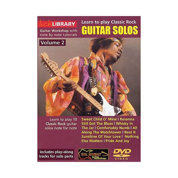 Lick Library: Learn To Play Classic Rock Guitar Solos Volume 2