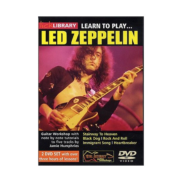 Lick Library: Learn Play Led Zeppelin - Guitar - Stepnote Aps