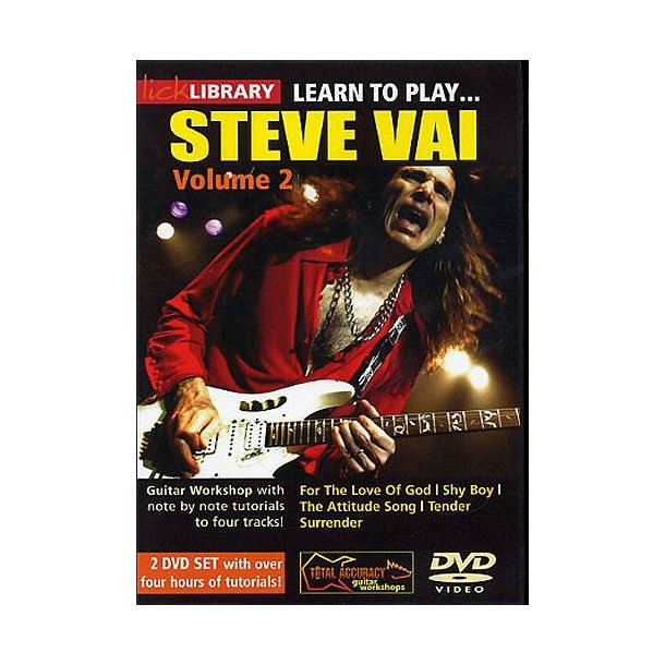 Lick Library: Learn To Play Steve Vai Volume 2