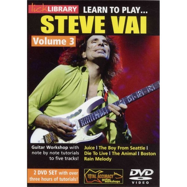 Lick Library: Learn To Play Steve Vai - Volume 3 (2 DVD)