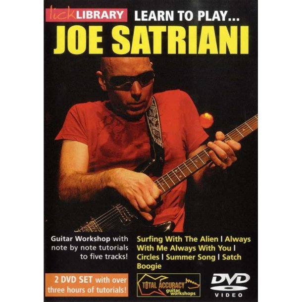 Lick Library: Learn To Play Joe Satriani (2 DVD)