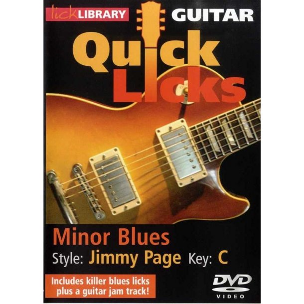 Lick Library: Quick Licks For Guitar - Jimmy Page - Minor Blues Key Of C (DVD)