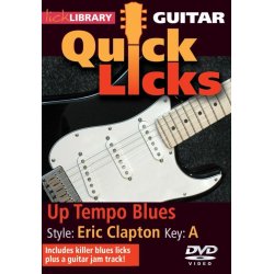 Lick Library: Quick Licks For Guitar - Eric Clapton Up Tempo Blues (DVD)