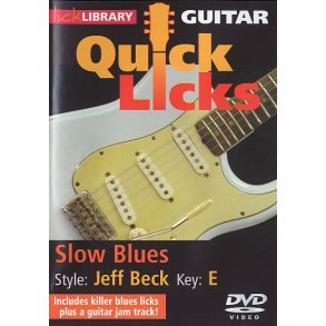 Lick Library: Quick Licks For Guitar - Jeff Beck Slow Blues Key Of B (DVD)
