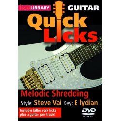 Lick Library: Quick Licks For Guitar - Steve Vai Melodic Shredding