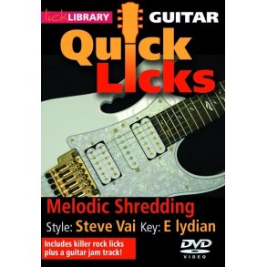 Lick Library: Quick Licks For Guitar - Steve Vai Melodic Shredding