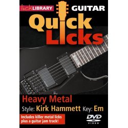 Lick Library: Quick Licks - Kirk Hammett Heavy Metal
