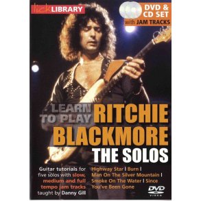 Lick Library: Learn To Play Ritchie Blackmore - The Solos
