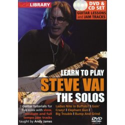 Lick Library: Learn To Play Steve Vai - The Solos