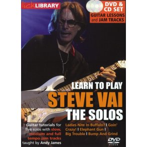 Lick Library: Learn To Play Steve Vai - The Solos