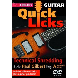 Lick Library: Paul Gilbert Quick Licks - Technical Shredding