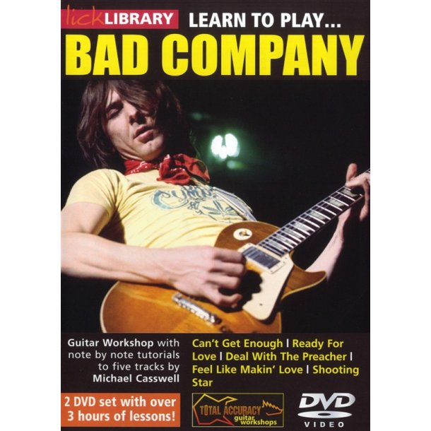 Lick Library: Learn To Play Bad Company