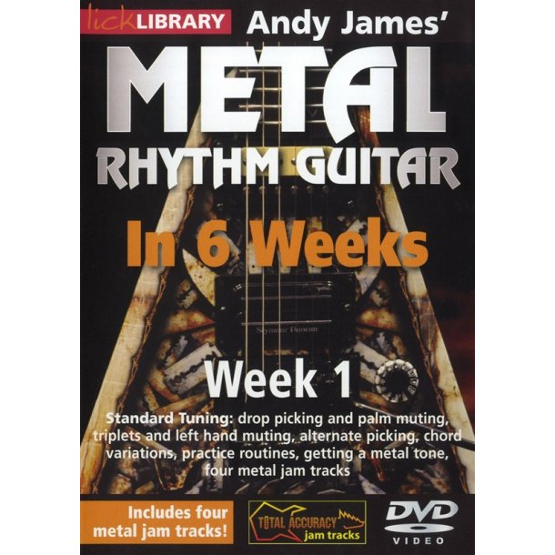 Lick Library: Andy James' Metal Rhythm Guitar In 6 Weeks - Week 1