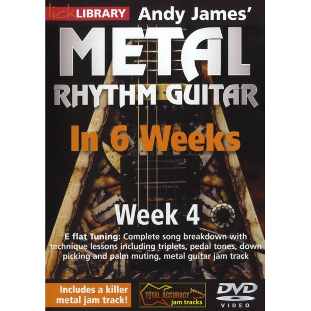 Lick Library: Andy James' Metal Rhythm Guitar In 6 Weeks - Week 4