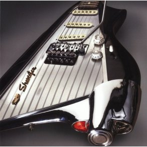 Electric Guitar Greeting Card - Tail Fin (6 Pack)