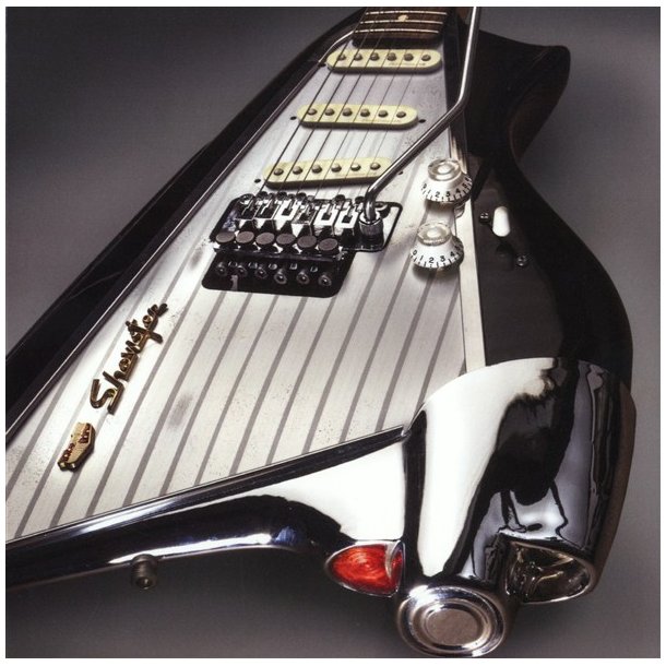 Electric Guitar Greeting Card - Tail Fin (6 Pack)